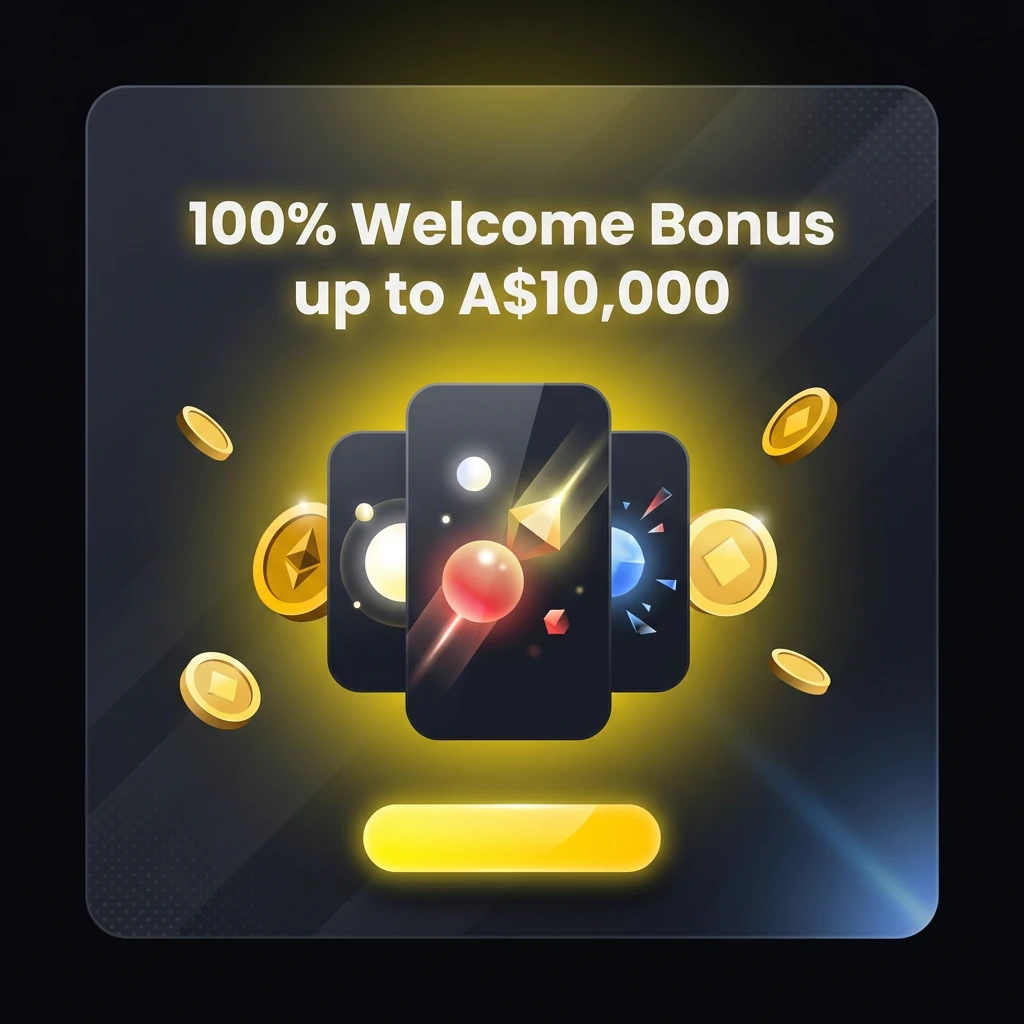 100% Welcome Bonus up to A$10,000